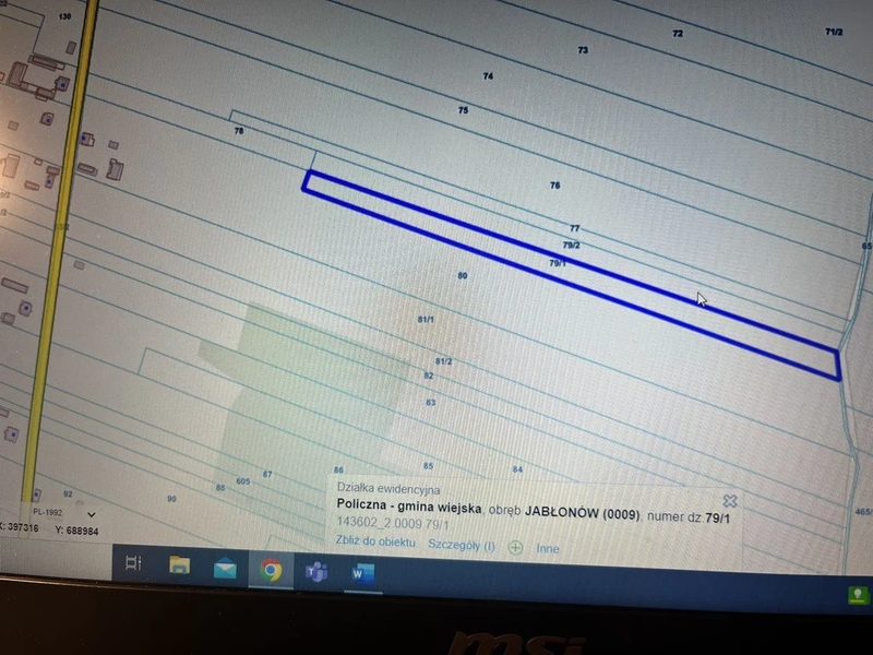Działka rola 0,77 ha w Jabłonowie gm. Policzna. - 100101575.jpg