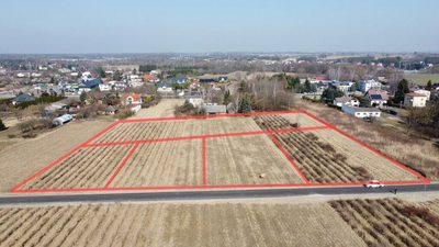 Działka 22 MN 1072 m2 w Końskowoli gm. Puławy.