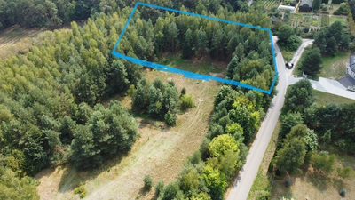 Działka 3117 m2 pośród drzew w Kowali gm. Puławy. - 2