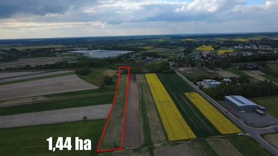 Działka inwestycyjna z potencjałem 1,4 ha - 2