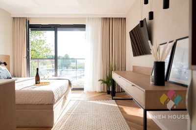 Apartament na Szlaku Wielkich Jezior z ogródkiem