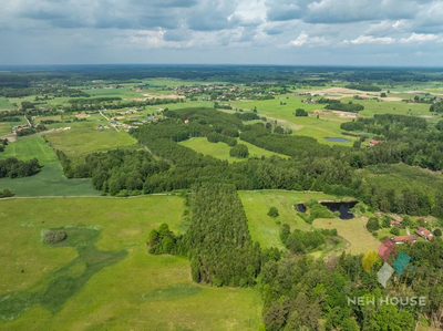 Działka w otoczeniu lasu, widok na staw - 3