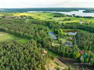 Działka  w otoczeniu lasu, widok na staw - 3