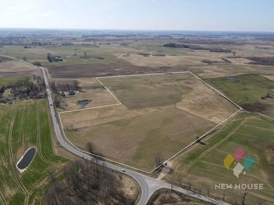 15 ha działki rolnej w gminie Mikołajki