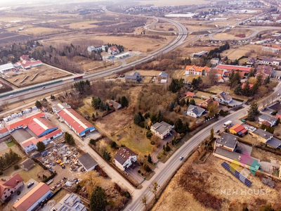 Działka inwestycyjna, S7, MPZP, media 7 352 m2