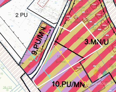 Działka inwestycyjna, S7, MPZP, media 7 352 m2 - 2