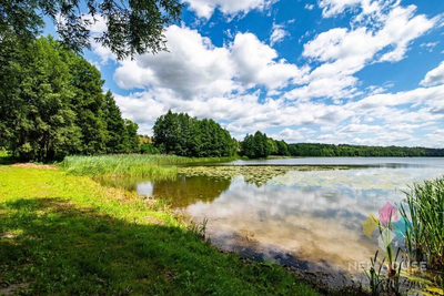 Działka budowlana z linią brzegową, Kiersztanowo