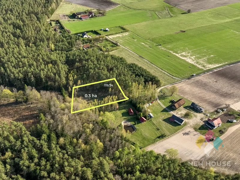 Działka rolno-leśna zaciszne miejsce blisko jezior - 112253185.jpg