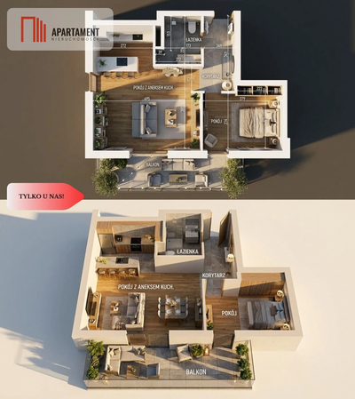 *Nowe M3 blok winda miejsce parkingowe duży balkon - 3