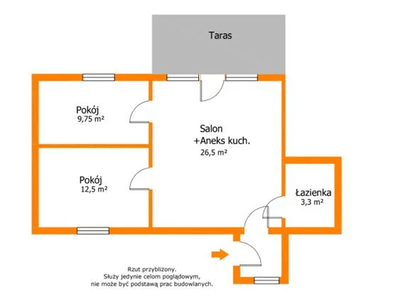 Mieszkanie trzypokojowe z tarasem - 5