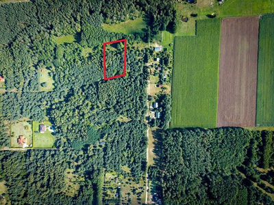 Działka 3960 m2 pod budowę domu z własnym lasem!