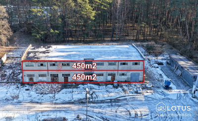 Obiekt inwestycyjny 895m²– magazyn/kwatery