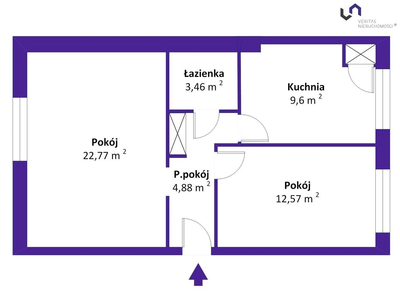 Przedstawiam ofertę - mieszkanie na sprzedaż.  Katowice, Dolina Trzech Stawów / Osiedle Paderewskiego ul. Graniczna. - 2
