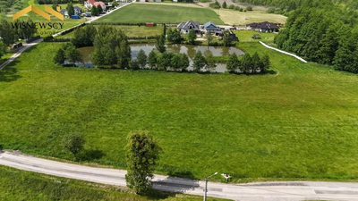 Działka budowlana 1224 m2, Zajezierze, wydane WZ - 2
