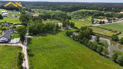 Działka budowlana 1224 m2, Zajezierze, wydane WZ - 4