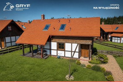 dom nad jeziorem z prywatnym pomostem|Borowy Młyn