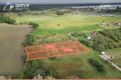 działki nad jeziorem|Wicko|3km od morza
