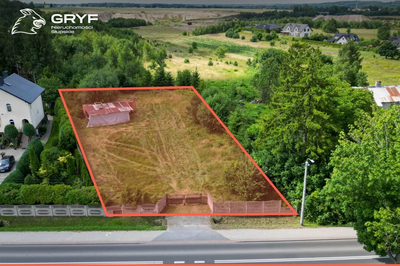 przy głównej drodze|MPZP|media|ogrodzona