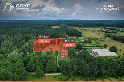 Działki koło Siemianic|pośród lasu|spokój i cisza