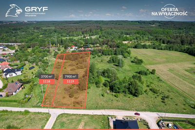 2 działki z MPZP w Kobylnicy|pow.11600 m2