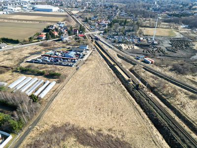 działka przy trasie kolejowej w Kobylnicy| 6704 m2 - 2
