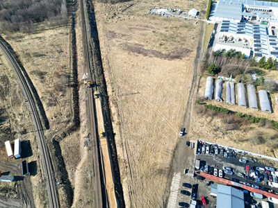 działka przy trasie kolejowej w Kobylnicy| 6704 m2 - 3