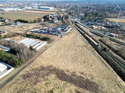 działka przy trasie kolejowej w Kobylnicy| 6704 m2 - 4