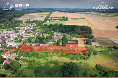 4000 m2|gmina Główczyce|spokojna okolica!