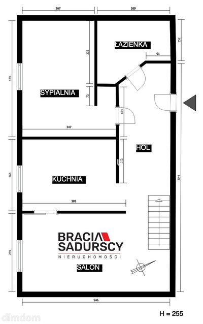 Dwupoziomowe mieszkanie 70 m² w granicy Krakowa - 3