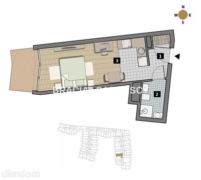 Dostępne mieszkania od 25m2 do 63m2. - 3