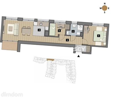 Dostępne mieszkania od 25m2 do 63m2. - 5