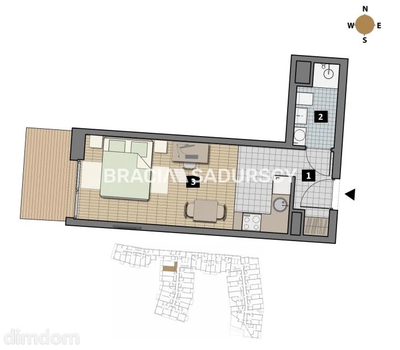 Dostępne mieszkania od 25m2 do 63m2. - 4