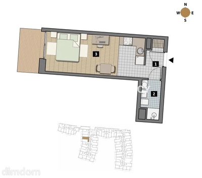 Dostępne mieszkania od 25m2 do 63m2. - 5