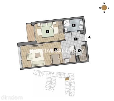 Dostępne mieszkania od 25m2 do 63m2. - 3