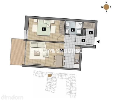 Dostępne mieszkania od 25m2 do 63m2. - 5