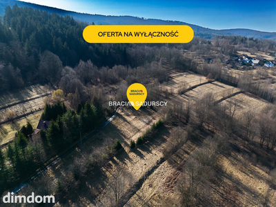Widokowa działka w sasiędztwie lasu / MPZP / 10 ar