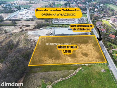 Atrakcyjna nieruchomość usługowa w Brzeziu 1,19 ha