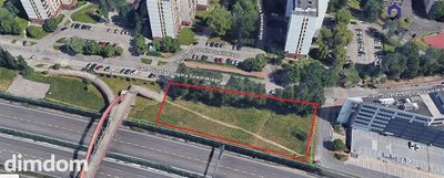 Katowice - Osiedle Paderewskiego ul. Sowińskiego vis a vis Aleja Górnośląska.