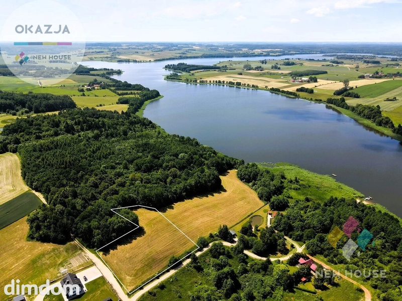 Z możliwością zabudowy, widokiem na jezioro - 113513482.jpg