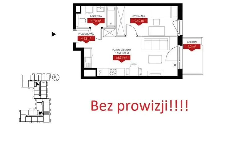 Sprzedam mieszkanie na Jeżycach. 0% prowizji. - 76018496.jpg