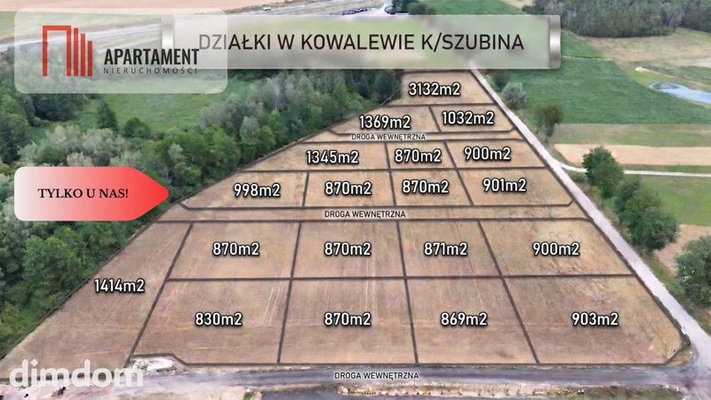 *Działki 830- 3132m2  Kowalewo Szubin ŚCIANA LASU - dd_18eeaa1f_zs_471267_1.jpg