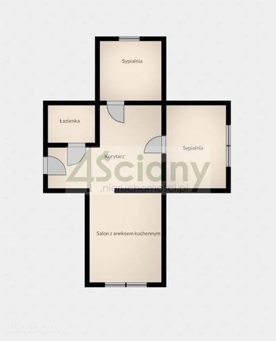 50 m² | 3 pokoje | kamienica | Wola - 3