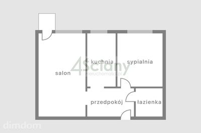 Ciche, bardzo słoneczne 2 pokoje, 47m, METRO! - 2