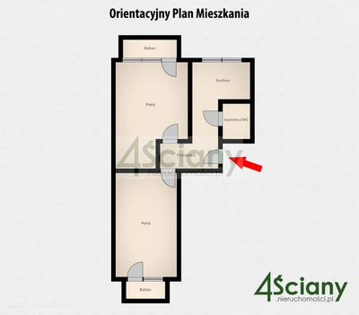 Wola | 2 pokoje | 2 balkony | 57 m² - 3