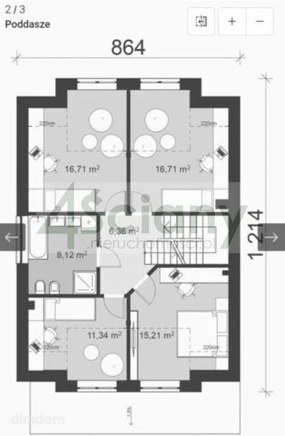 Bliźniak o powierzchni 125 m². - 5