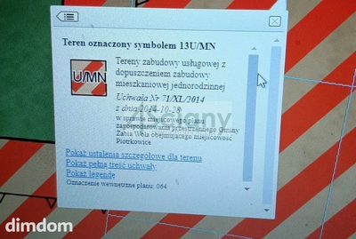 Działka budowaną z możliwością zabudowy usługowej, o powierzchni 13200m. Działka podzielona na 10 mniejszych działek o powierzchni około 1200m plus drogi dojazdowe, które zostały oddane w użytkowanie… - 2