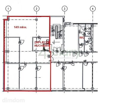Do wynajęcia powierzchnia biurowa 149 m2 w budynku biurowym w centrum Warszawy . - 2