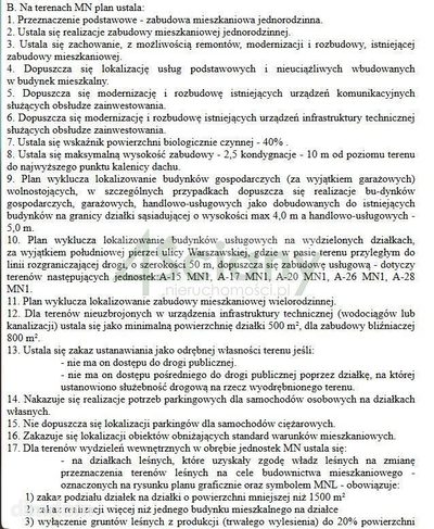 Do sprzedania zalesiona działka budowlana o powierzchni 1 705 m2, położona w najpiękniejszej części Legionowa - Bukowiec. Kształt prostokąta o wymiarach 31 m (od drogi) na 55 m. Dojazd utwardzony. Me… - 3