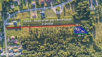 Biuro Nieruchomości Sverum ma w swojej ofercie do sprzedaży działkę o pow.1451m2 przy ulicy Konwaliowej w miejscowości Sobuczyna gmina Poczesna - 4
