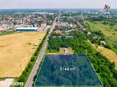 Działka do Wynajęcia Myszków ul Pułaskiego 5144m2 - 2